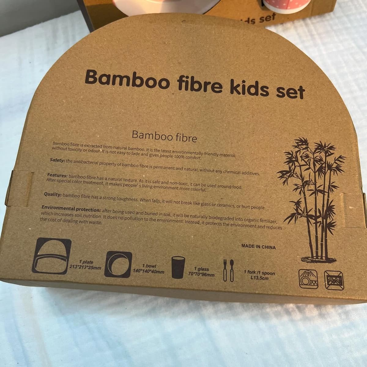 Bamboo Fiber Kids Dinner Set (5 pcs)