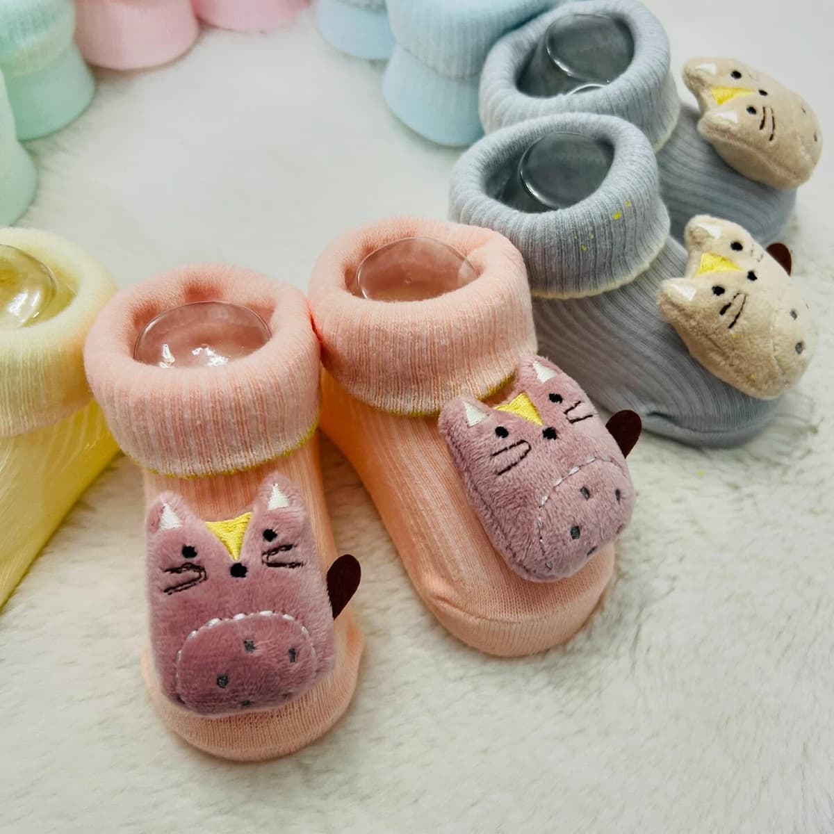 Babies 3D Booties Socks