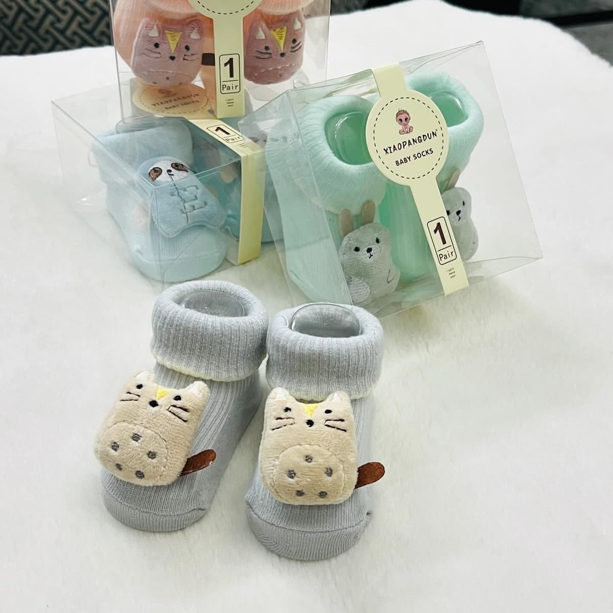 Babies 3D Booties Socks